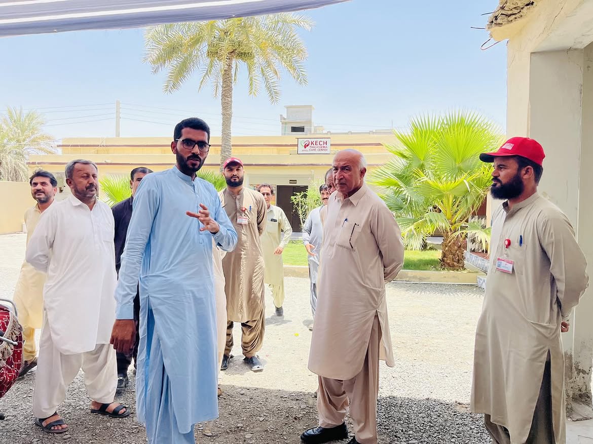 Dr. Abdul Malik Baloch visiting Kech Thalassemia Care Center, Turbat