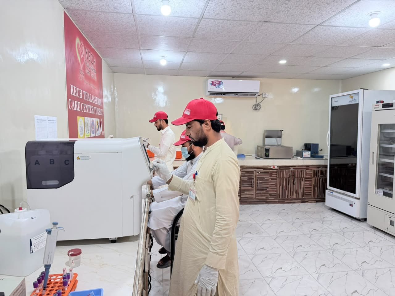 KTCC laboratory staff at work