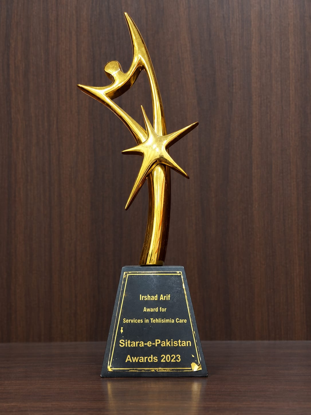 Sitara-e-Pakistan Award 2023 presented to Irshad Arif for services in thalassemia care